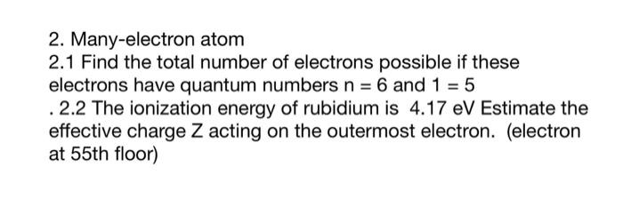 how to find the total number of electrons in an atom