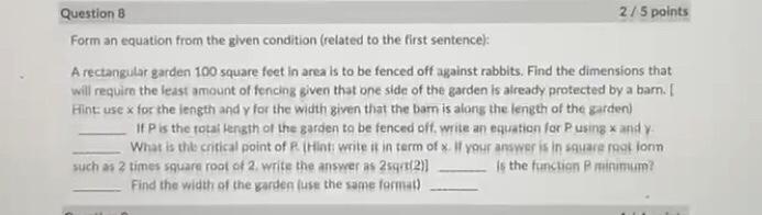 solved-question-8-form-an-equation-from-the-given-condition-chegg