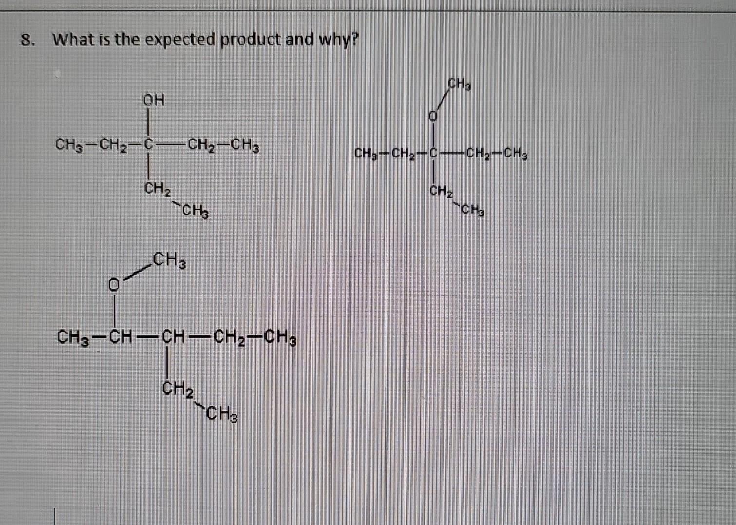 Solved 7. These compounds will react via: SN1 or SN2 ? 8. | Chegg.com