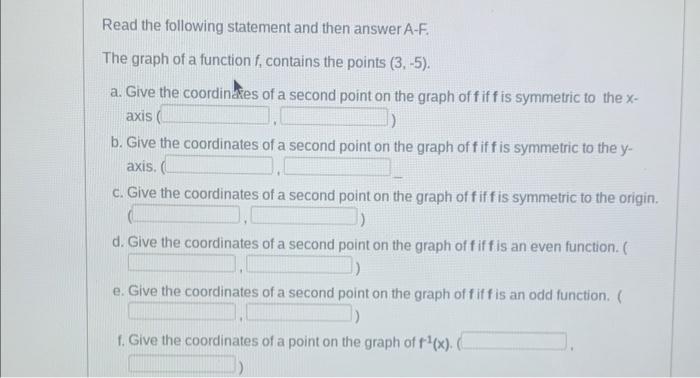 Solved Read the following statement and then answer A.F. The | Chegg.com