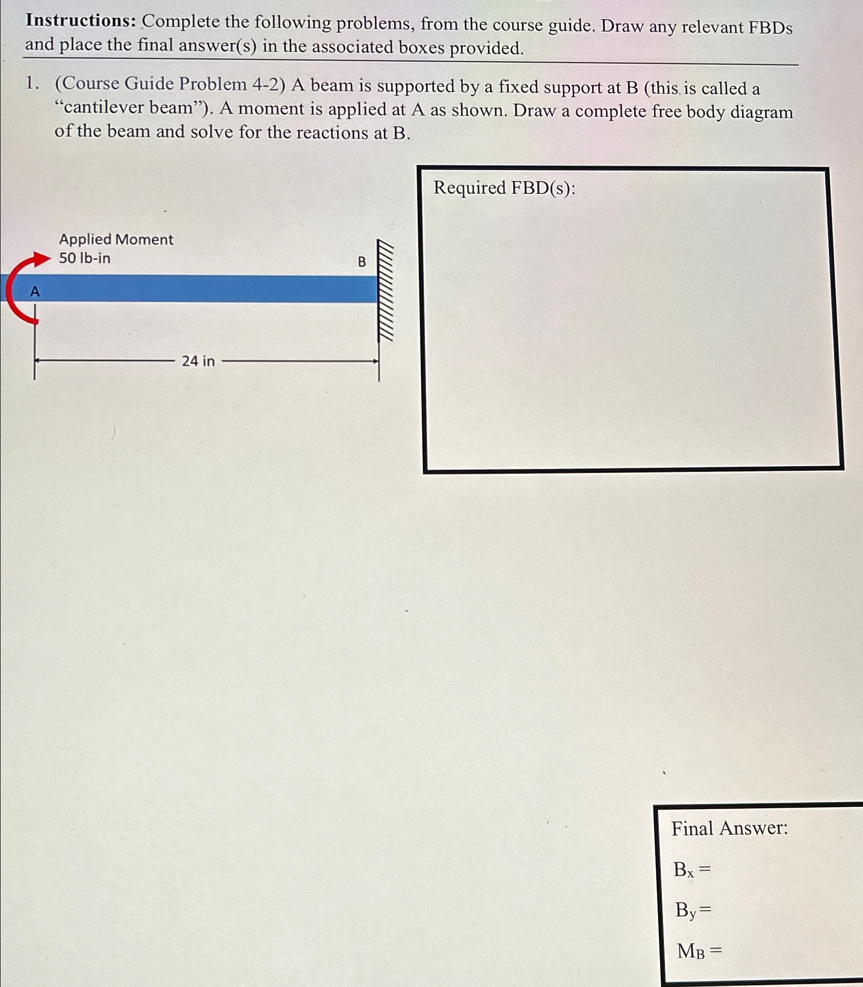 Solved Instructions: Complete the following problems, from | Chegg.com