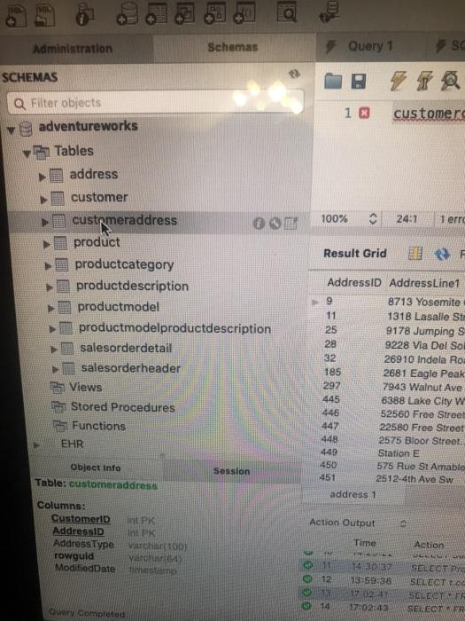 Solved More Sql Exercises: AdventureWorks db Product | Chegg.com