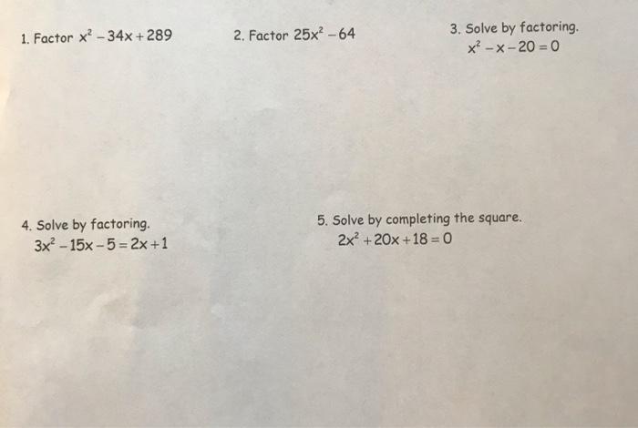 factor 3x 2 8x 24x 64