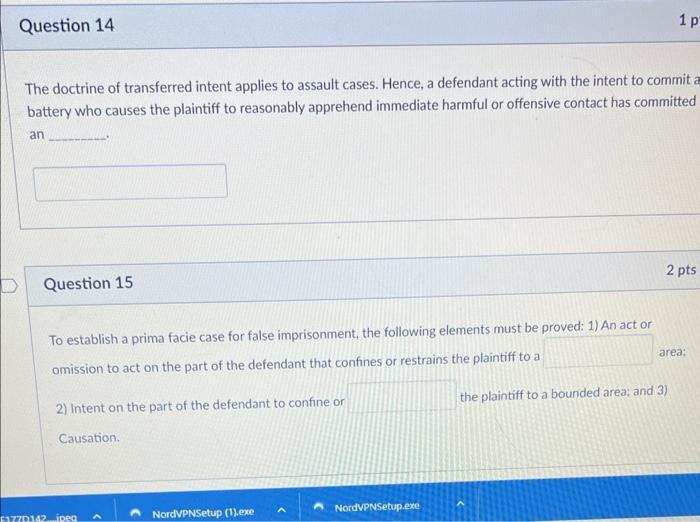 The doctrine of transferred intent applies to assault cases. Hence, a defendant acting with the intent to commit battery who 