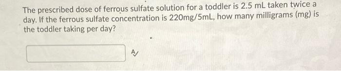 FERROUS SULFATE MAX DOSE PER DAY intelligence overview