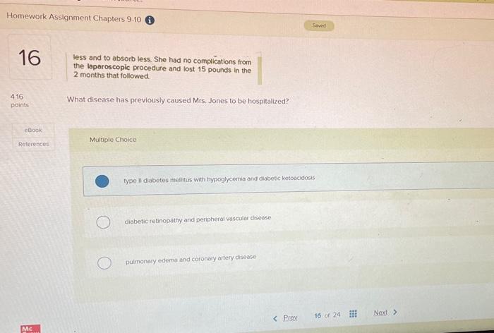 Solved Homework Assignment Chapters 9-10 Saved 16 Use the | Chegg.com