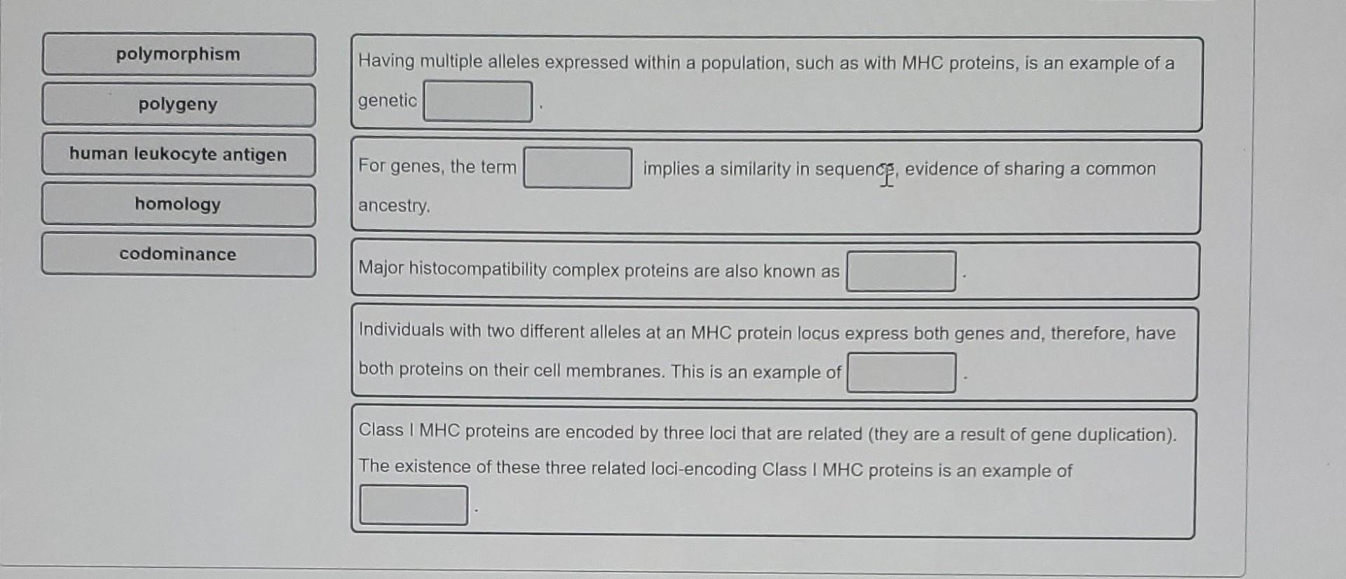 Solved Having Multiple Alleles Expressed Within A | Chegg.com