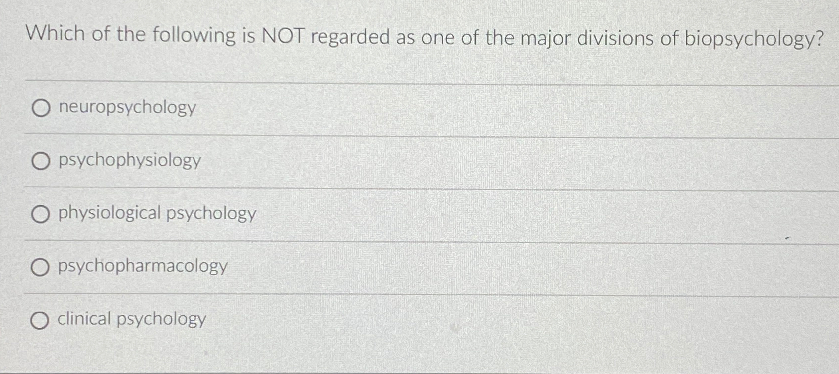 Solved Which of the following is NOT regarded as one of the