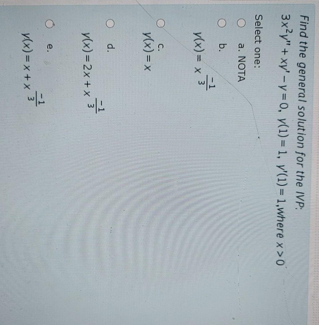 Solved Find The General Solution For The Vp 3x Y Xy Chegg Com