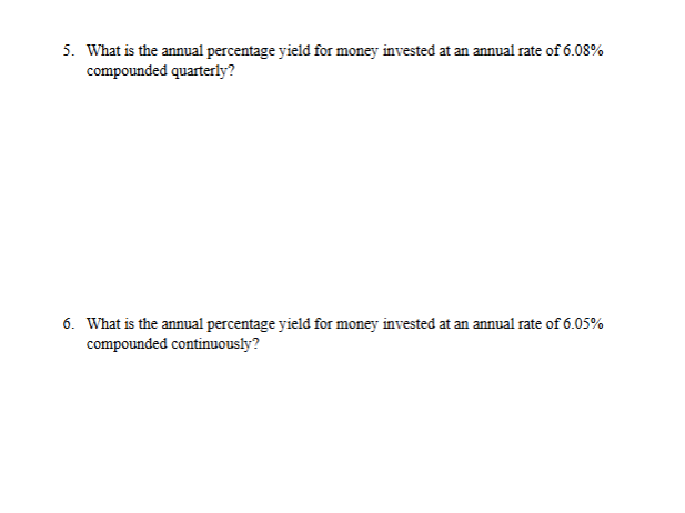 Solved by an EXPERT please help with questions 5&6 | Chegg.com