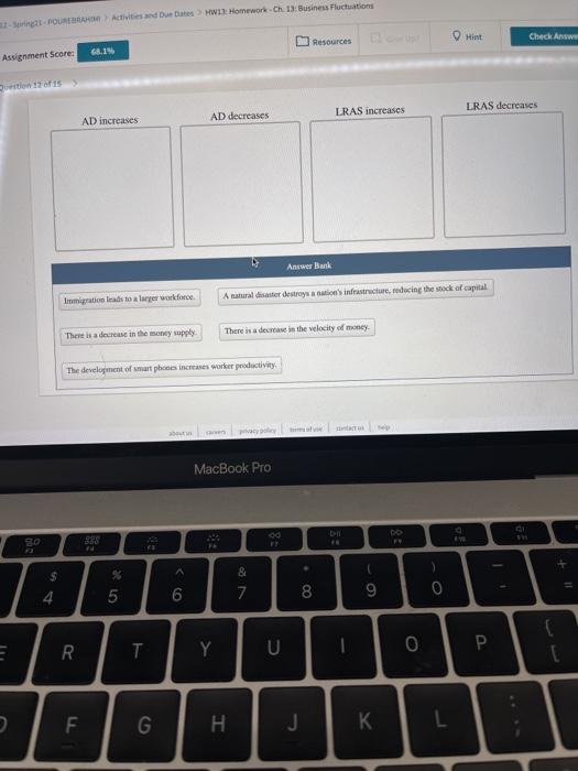 Solved Pour Activities And Due Dates Hw Homework Ch 13