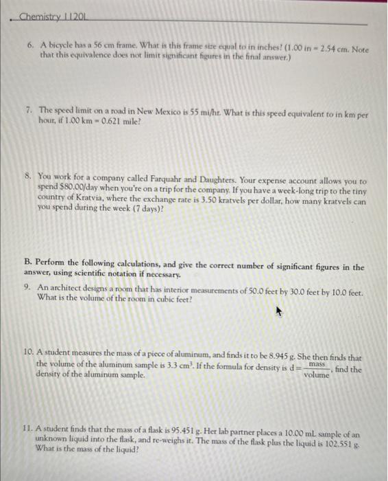 Solved For each question involving a calculation show your