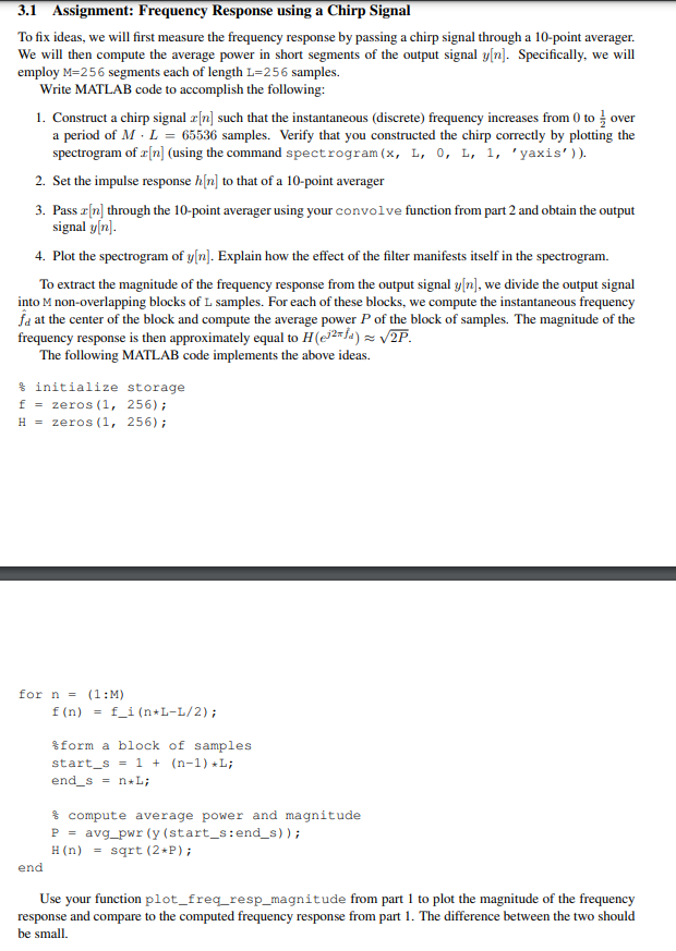 Solved Can someone please show the MATLAB code required for | Chegg.com