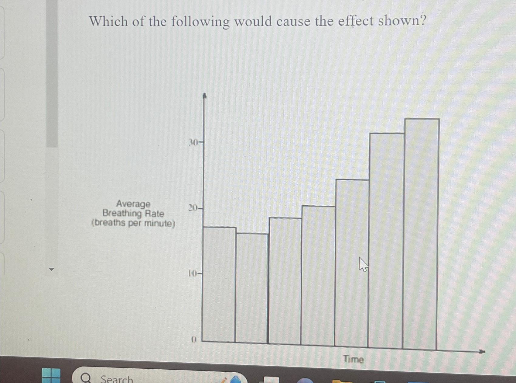 Solved Which Of The Following Would Cause The Effect Shown? | Chegg.com