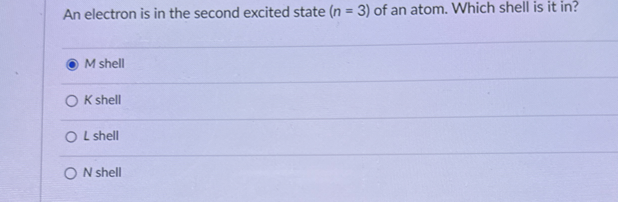 Solved An electron is in the second excited state )=(3 ﻿of | Chegg.com