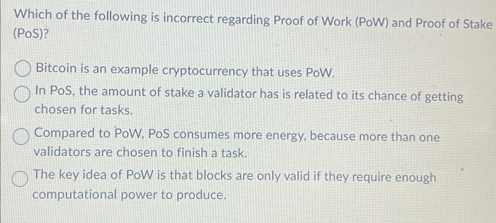 Solved Which of the following is incorrect regarding Proof | Chegg.com