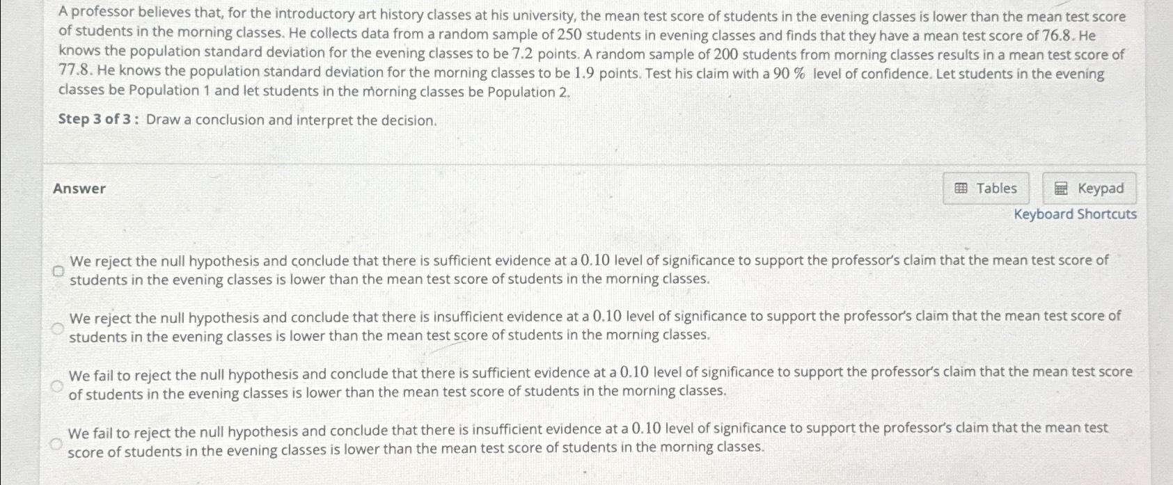 Solved A professor believes that, for the introductory art | Chegg.com