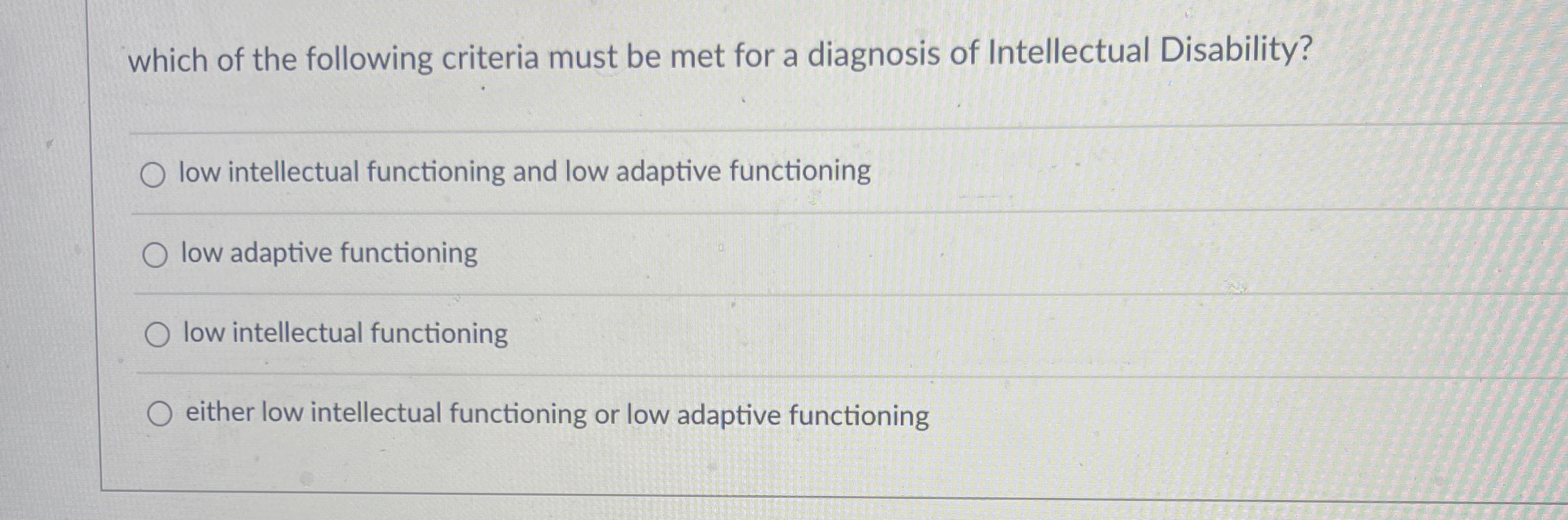 Solved which of the following criteria must be met for a | Chegg.com