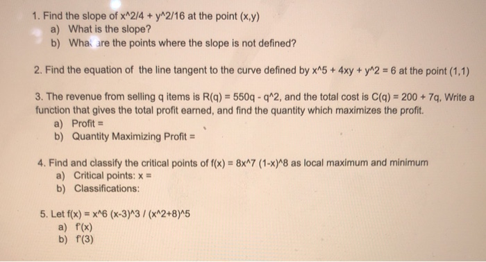 y 2x 4 find slope