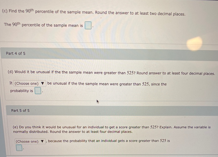 Solved SAT scores: Assume that in a given year the mean | Chegg.com