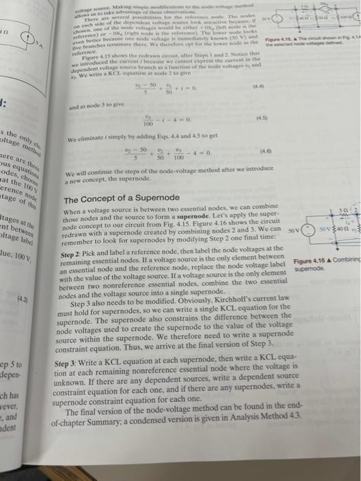 Solved Problem Assignment 2: The Node Voltage Method 1. For | Chegg.com