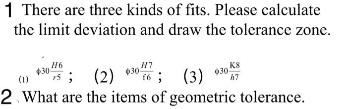 Solved 4. What Are The Items Of Geometric Tolerance.(25) 5. | Chegg.com