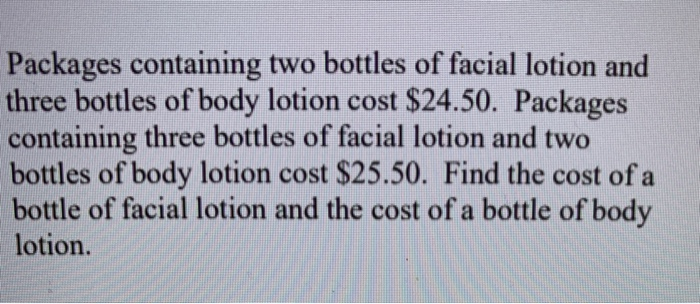 lotion cost