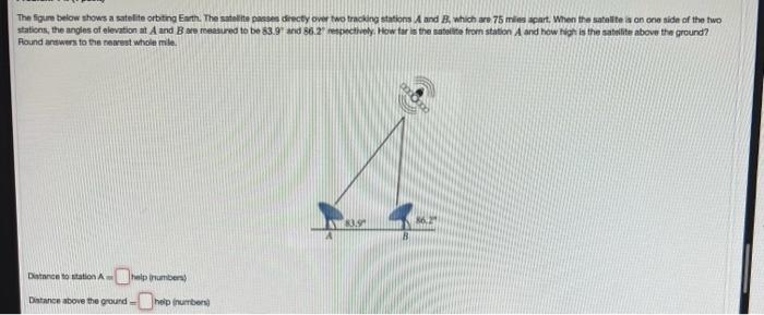 Solved The Figure Below Shows A Satellite Orbiting Earth. | Chegg.com