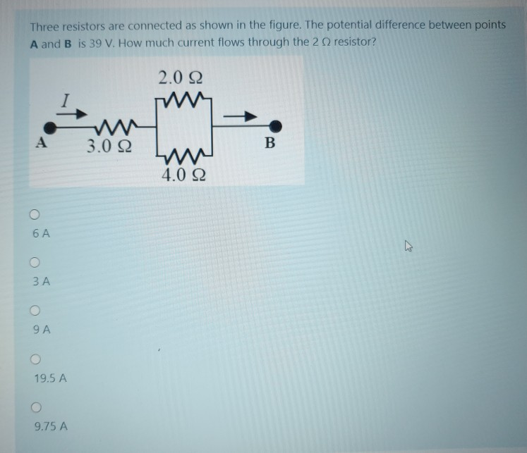 Solved Three Resistors Are Connected As Shown In The Figure. | Chegg.com