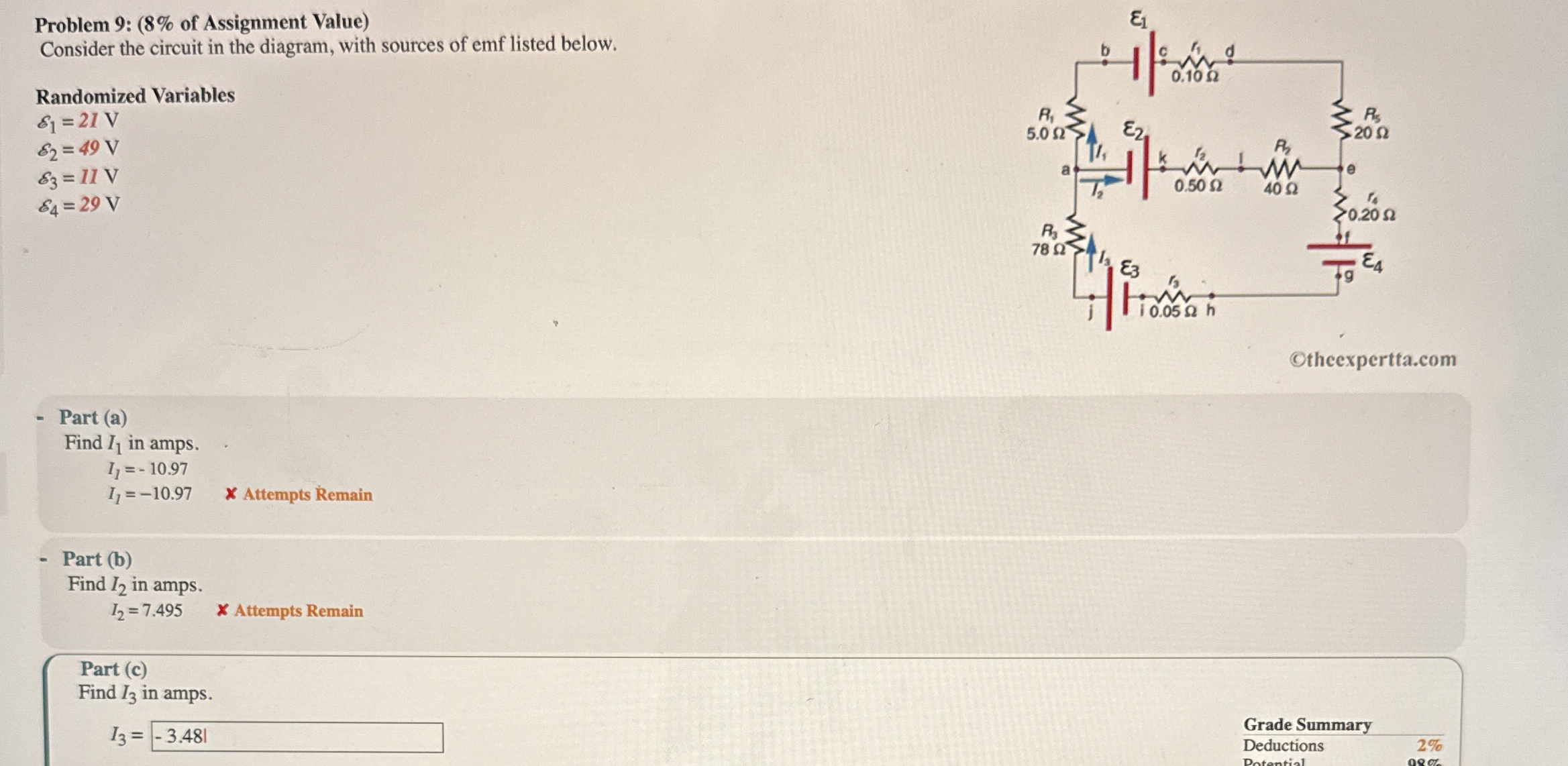 Solved Problem 9: (8% ﻿of Assignment Value)Consider the | Chegg.com