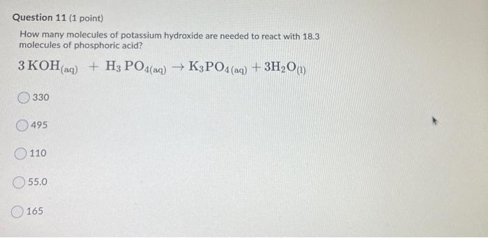 Solved Question 14 (1 point) Phosphorus burns in oxygen | Chegg.com