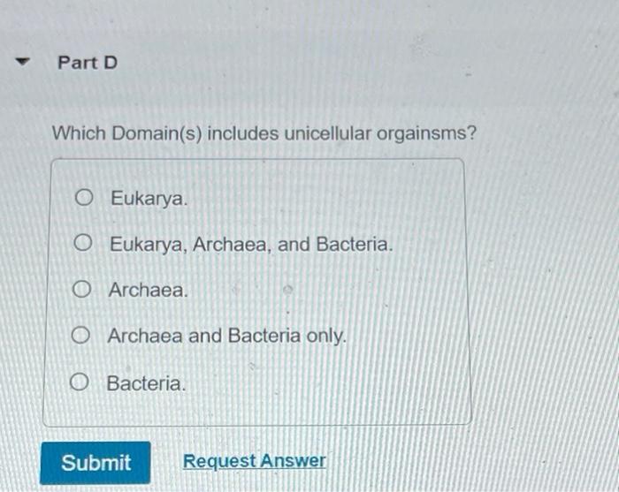 Solved Part B A Human Is Classified In Domain And Kingdom | Chegg.com
