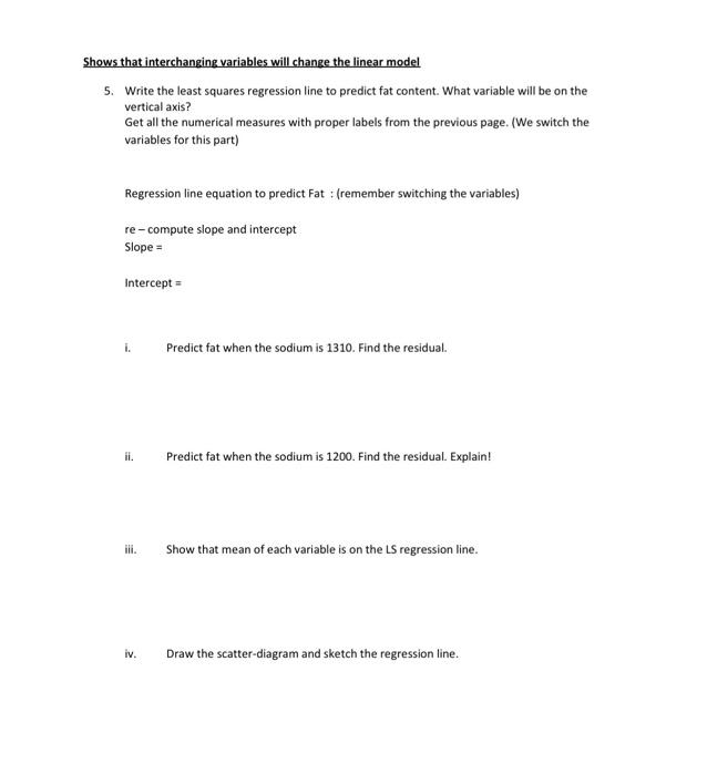 Solved Shows that interchanging variables will change the | Chegg.com