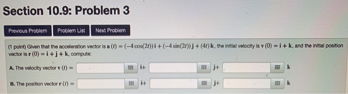 Solved Section 10.9: Problem 3 Previous Problem Problem List | Chegg.com