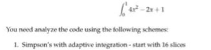Solved You need analyze the code using the following schemes | Chegg.com