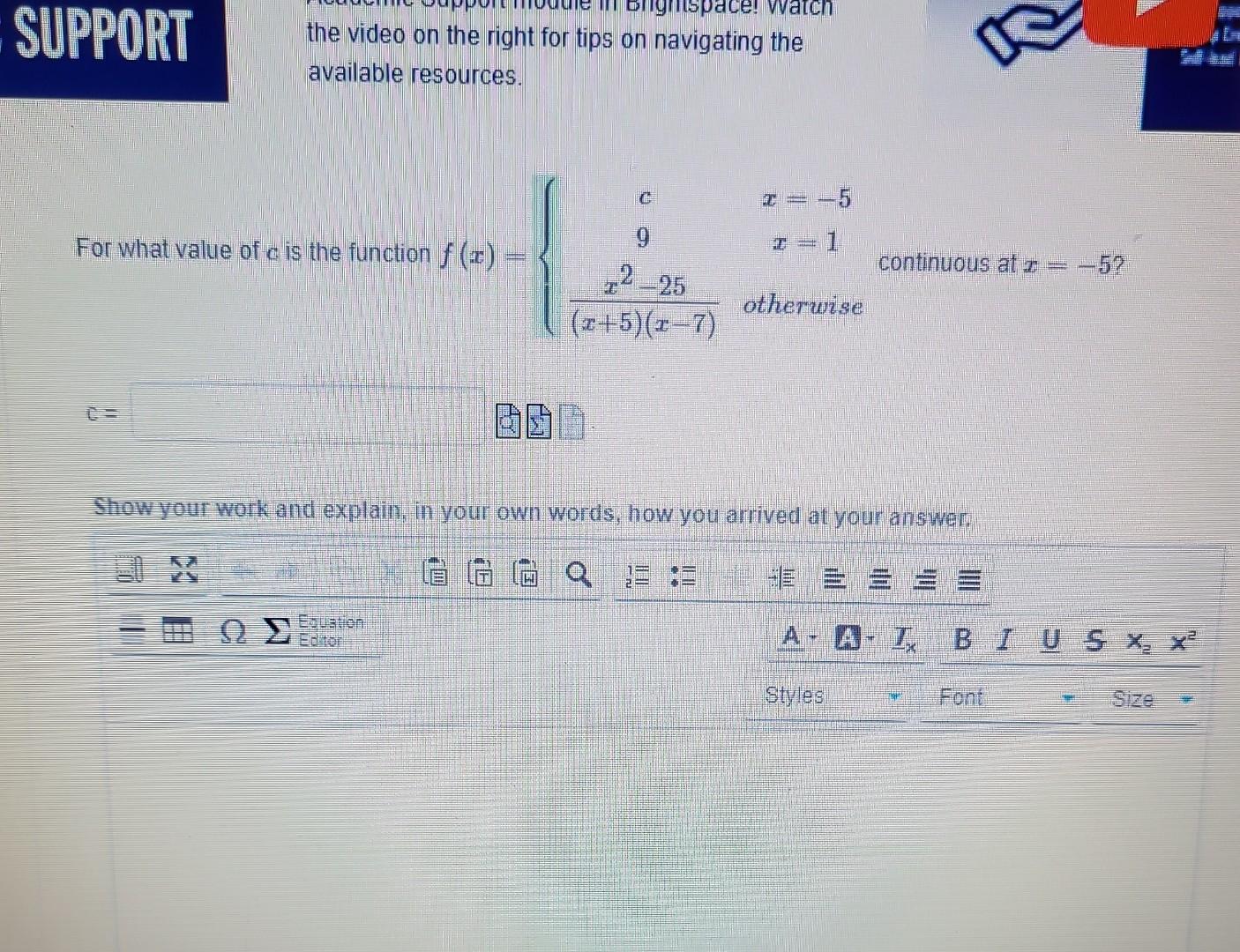 Solved the video on the right for tips on navigating the | Chegg.com