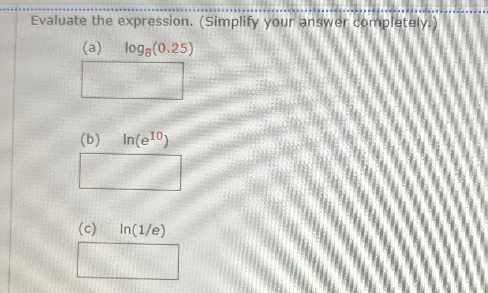 Solved Evaluate The Expression. (Simplify Your Answer | Chegg.com