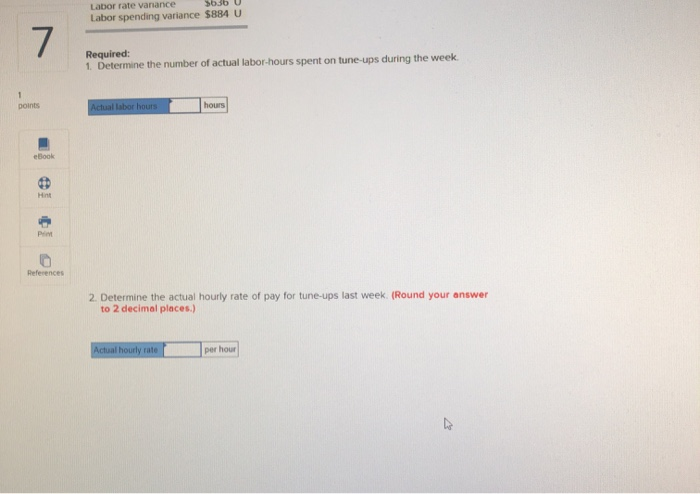 Solved CH. 10 - STANDARD COSTS Saved Help Save & Exit 7 The | Chegg.com