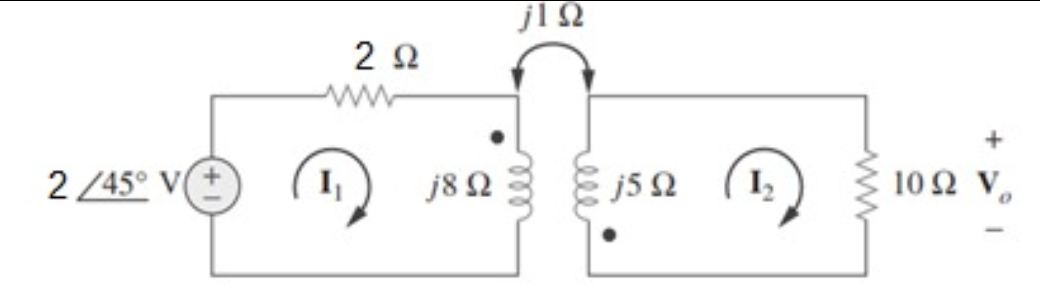 Solved Determine The Voltage Vo In The Circuit Of The 