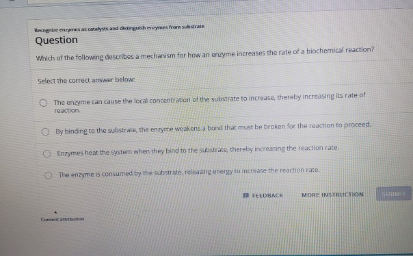 Solved which of the following describes a mechanism for how | Chegg.com