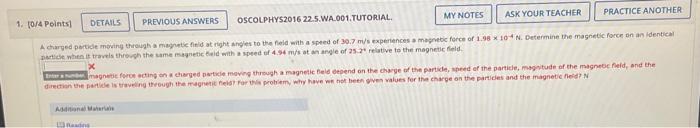 Solved 1 [0 4 Points] Oscolphys2016 22 5 Wa 001 Tutoral X