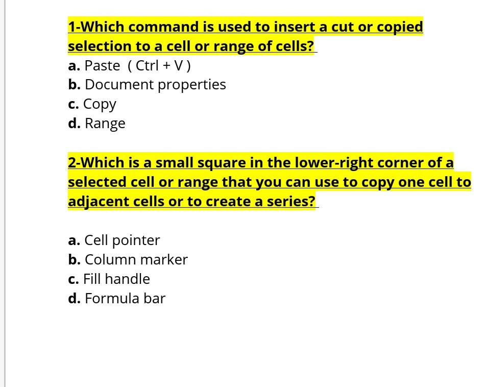 solved-1-which-command-is-used-to-insert-a-cut-or-copied-chegg