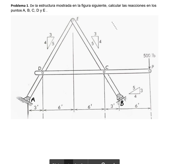 Solved Problem 1: For the structure shown in the following | Chegg.com