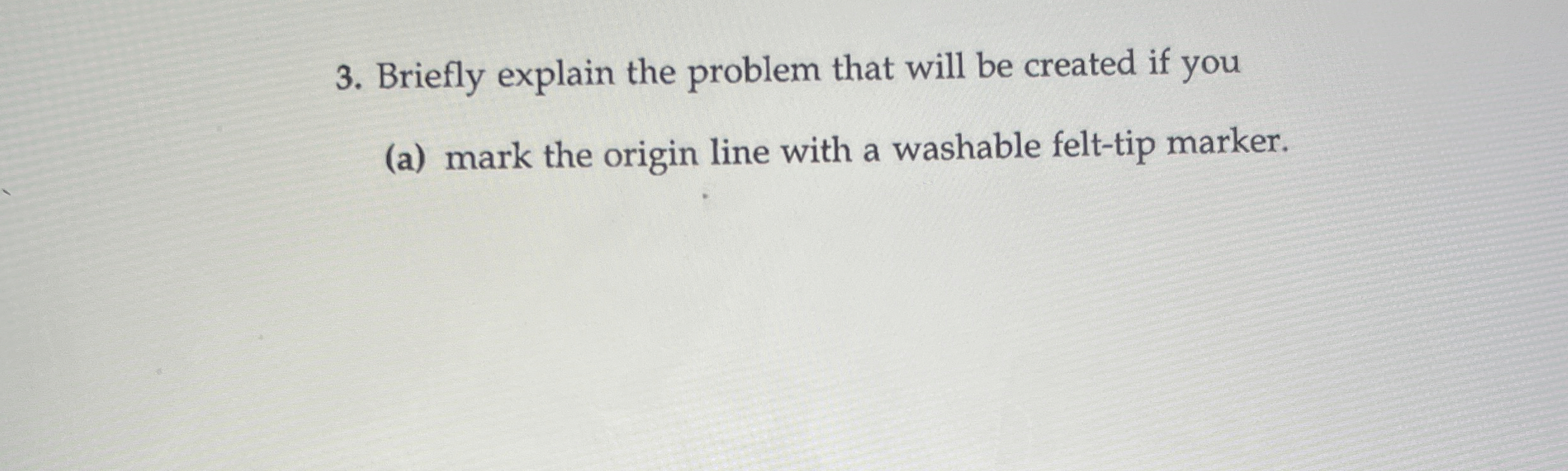 Solved Briefly explain the problem that will be created if | Chegg.com