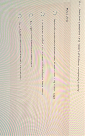 Solved Which of the following statements is true regarding | Chegg.com