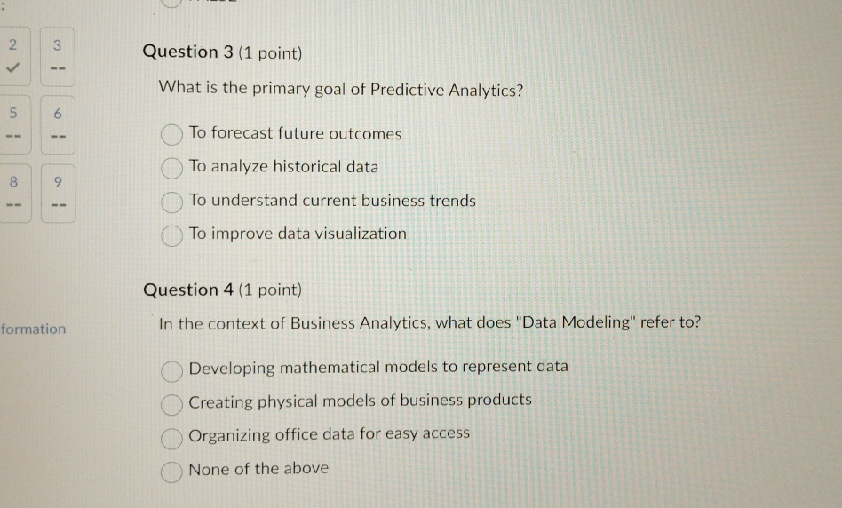 Solved 23Question 3 (1 ﻿point)What is the primary goal of | Chegg.com