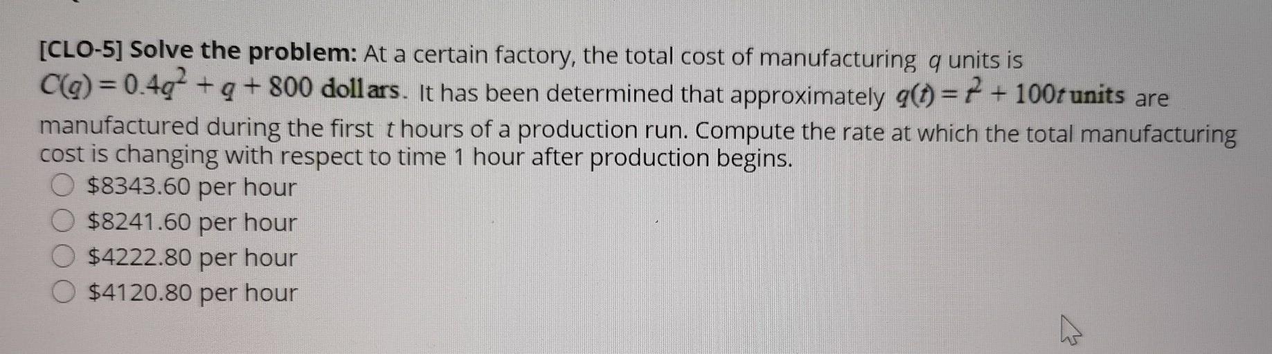 Solved [CLO-5] Solve the problem: At a certain factory, the | Chegg.com