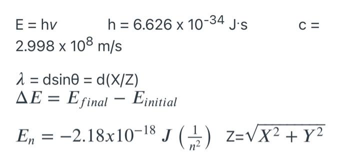 If A Student Determined The Frequency Of A Line To Be Chegg Com