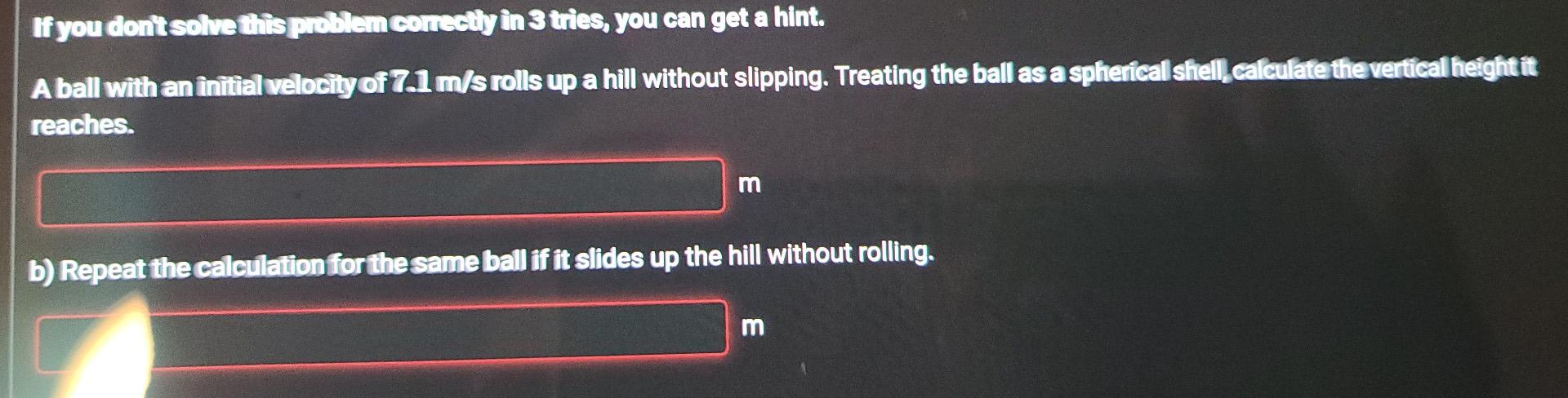 Solved If you don't solve this problem correctly in 3 tries, | Chegg.com