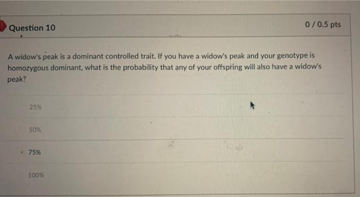 Solved Question 2 0/0.5 pts Complete a Punnett square for | Chegg.com